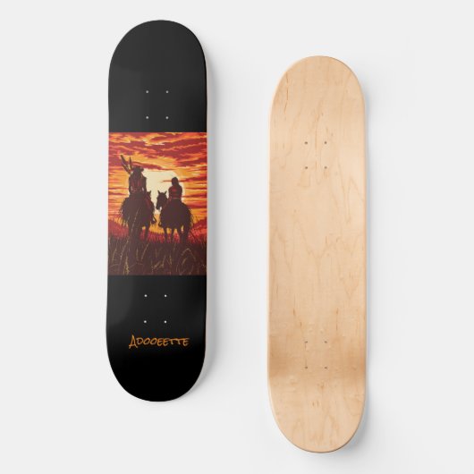 Gepersonaliseerd Native Amerikaans Skateboard (Voorkant)