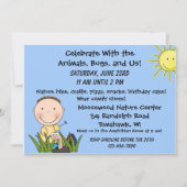 Gepersonaliseerd Natuur Hike Birthday Uitnodiging (Achterkant)