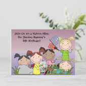 Gepersonaliseerd Natuur van meisjes Kaart (Staand voorkant)