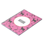 Gepersonaliseerd natuurbos foto notitieboek (Linkerzijde)