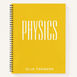 Gepersonaliseerd natuurgrafisch papier Eenvoudig g Notitieboek