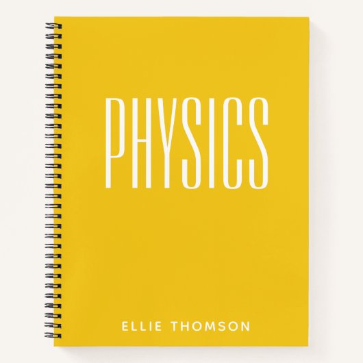 Gepersonaliseerd natuurgrafisch papier Eenvoudig g Notitieboek (Voorkant)