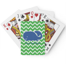 Gepersonaliseerd Nautical Blue Whale Chevron patro