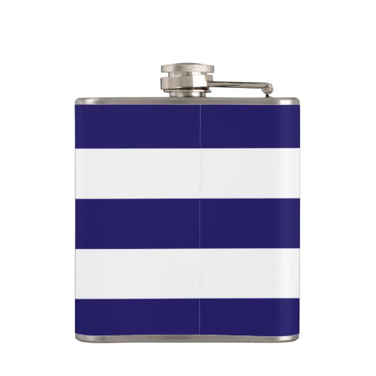 Gepersonaliseerd | Nautisch anker Heupfles (Achterkant)