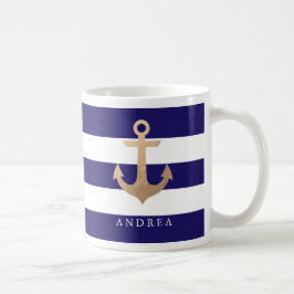 Gepersonaliseerd | Nautisch anker Koffiemok