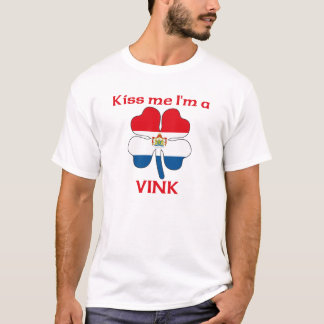 Gepersonaliseerd Nederlands Kus Ik ben Vink T-shirt