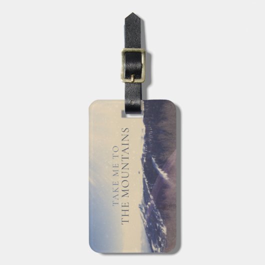 Gepersonaliseerd Neem me mee naar het Bergen Bagag Bagagelabel (Voorkant verticaal)