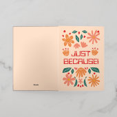 GEPERSONALISEERD NET OMDAT WENSKAART FOLIE WENSKAART (Buiten Laag)