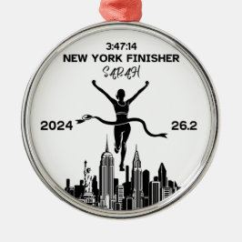 Gepersonaliseerd New York 2024 Marathon Ornament