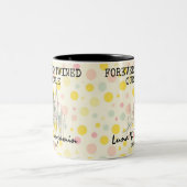 Gepersonaliseerd New York Memory - Line Art Landma Tweekleurige Koffiemok (Center)