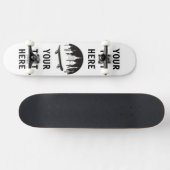Gepersonaliseerd - New York met een klein skateboa Persoonlijk Skateboard (Horizontaal)