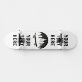 Gepersonaliseerd - New York met een klein skateboa Persoonlijk Skateboard (Horizontaal)