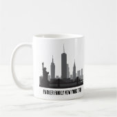 Gepersonaliseerd New York Trip Skyline Vrijheidsbe Koffiemok (Links)