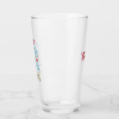 Gepersonaliseerd "Nice till Proven Naughty" kerstf Glas (Links)