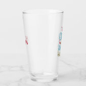 Gepersonaliseerd "Nice till Proven Naughty" kerstf Glas (Rechts)