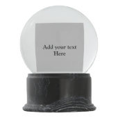 Gepersonaliseerd nichtsneeuw wereldbol cadeau keep sneeuwbol (Achterkant)