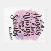 Gepersonaliseerd - niet alle Engelsen hebben Wings Fleece Deken (Voorkant (Horizontaal))