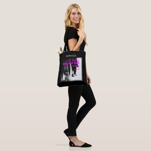 GEpersonaliseerd NIET VANDAAG SATAN Tote Bag (Op model)