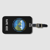 GEPERSONALISEERD NIEUW ZEELAND BAGAGELABEL (Voorkant (horizontaal))