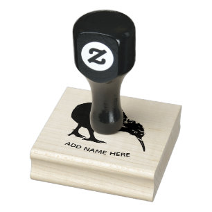 GEPERSONALISEERD NIEUW ZEELAND KIWI RUBBER STEMP RUBBERSTEMPEL
