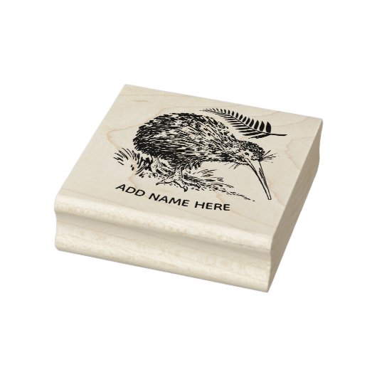 GEPERSONALISEERD NIEUW ZEELAND KIWI RUBBER STEMP RUBBERSTEMPEL (Stempel)