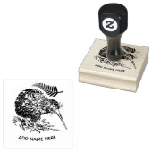 GEPERSONALISEERD NIEUW ZEELAND KIWI RUBBER STEMP RUBBERSTEMPEL (Gestempeld)