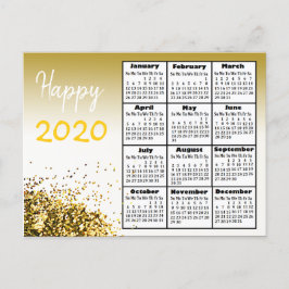 Gepersonaliseerd Nieuwjaar 2020 Briefkaart