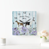 Gepersonaliseerd Nigeriaans Boerderij van de Dairy Vierkante Klok (Huis)