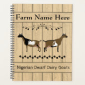 Gepersonaliseerd Nigeriaans Boerderij voor dweilan Planner (Voorkant)