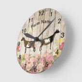 Gepersonaliseerd Nigeriaans Boerderij voor dweilan Ronde Klok (Hoek)