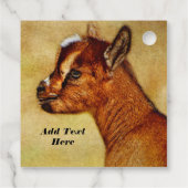 Gepersonaliseerd Nigeriaans Kind voor dweiland Bedankjes Labels (Achterkant)