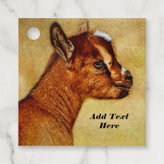 Gepersonaliseerd Nigeriaans Kind voor dweiland Bedankjes Labels (Voorkant)