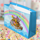 Gepersonaliseerd, Noah's Ark Gift, Tas in 4 maten Groot Cadeauzakje