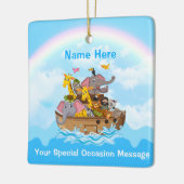 Gepersonaliseerd, Noah's Ark Ornament voor elke ge (Links)