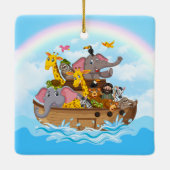 Gepersonaliseerd, Noah's Ark Ornament voor elke ge (Achterkant)