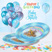 GEPERSONALISEERD, Noah's Ark Paper Borden. 3 maten Papieren Bordje