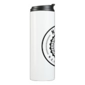 Gepersonaliseerd NOOIT Opgeven Thermosbeker (Gedraaid links)