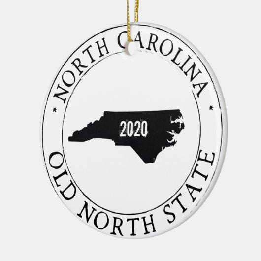 Gepersonaliseerd North Carolina Ornament (Links)