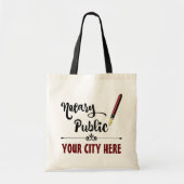 Gepersonaliseerd Notarische Pinksternpen Tote Bag (Voorkant)
