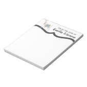 Gepersonaliseerd Notitieblok Boho Llama Bohemian C (Linkerzijde)