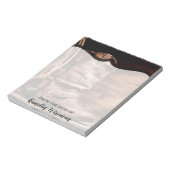 Gepersonaliseerd Notitieblok Cowboy laarzen schuur (Linkerzijde)