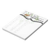 Gepersonaliseerd Notitieblok Herten Doe Buck Woodl (Linkerzijde)