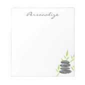 Gepersonaliseerd notitieblok met ingevroren tapijt (Voorkant)