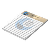 Gepersonaliseerd Notitieblok met Logo (Linkerzijde)