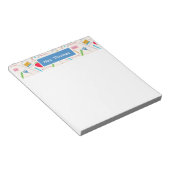 Gepersonaliseerd Notitieblok op school (Schuin)