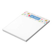 Gepersonaliseerd Notitieblok op school (Linkerzijde)