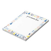 Gepersonaliseerd Notitieblok scheikundeleraar (Linkerzijde)