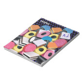 Gepersonaliseerd Notitieblok Snoep Allerlei ontwer (Linkerzijde)