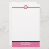 GEPERSONALISEERD NOTITIEBLOK:: Stripedstitch 3 Briefpapier (Voorkant / Achterkant)