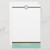 GEPERSONALISEERD NOTITIEBLOK:: Stripedstitch 4 Briefpapier (Voorkant / Achterkant)